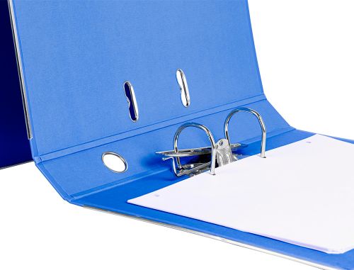 Pasta de arquivo de alavanca liderpapel documenta pvc folio lombada 52 mm azul , Liderpapel , 79706 , 8423473873469